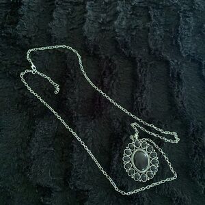 Silver Costume Necklace
